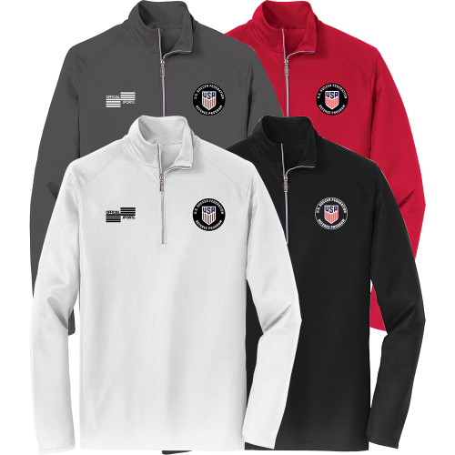 2223CL USSF Quarter Zip Long Sleeve