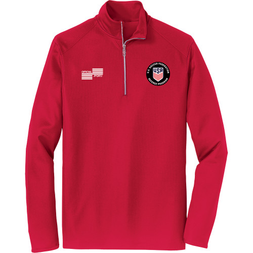 2223CL USSF Quarter Zip Long Sleeve
