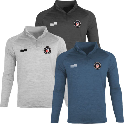 2333CL USSF Subtle Pattern 1/4 Zip