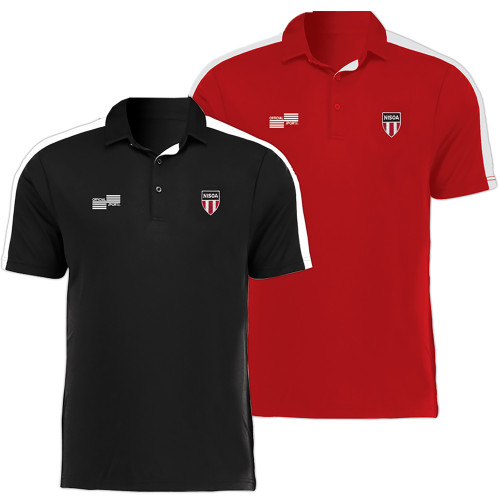 2411N NISOA White Block Polo