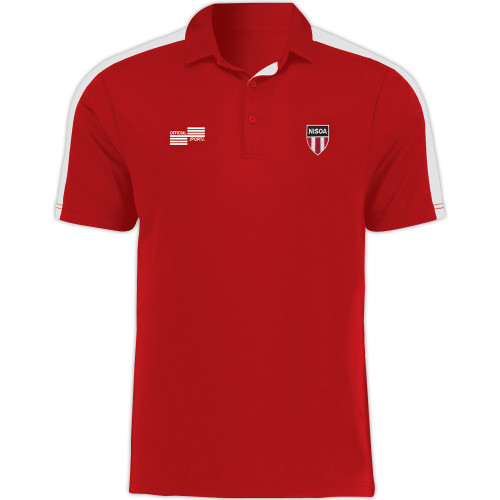 2411N NISOA White Block Polo