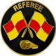 7002 Flag And Whistle Flip Coin