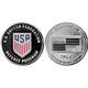 7007 U.S. Soccer Silver Flip Coin