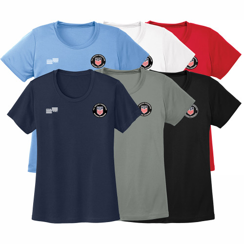 W2244CL USSF Women's Wicking Short Sleeve T-Shirt