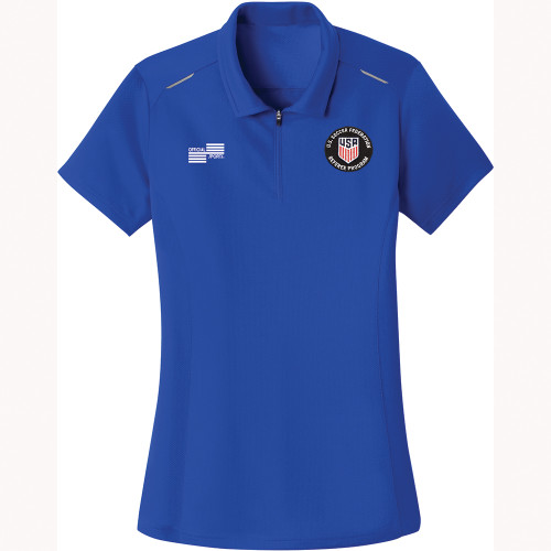W2404CL USSF Women's Performance Wicking Golf Shirt